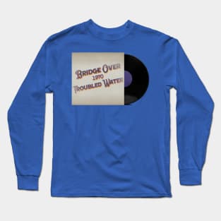 RETRO VINYL OVER BRIDGE 1970 Long Sleeve T-Shirt